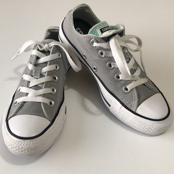 Converse Shoes - Women's Gray Converse All Star Low Top Sneakers